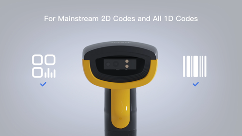 Inateck 2D Barcode Scanner Reader Bluetooth 2.4Ghz Smart Base Screen Scanning