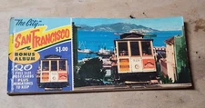 Vintage Post Card Book The City Of San Francisco Bonus Album