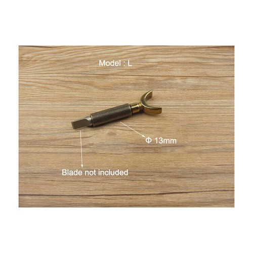 Legierung Doppellager Schnitzen Messer geschnittene Klinge drehbar Bronze Leder Handwerk Werkzeug zum Selbermachen - Bild 8 von 17