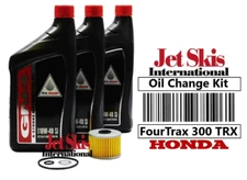 OEM Honda TRX300 FW FourTrax 300 TRX Oil Change Kit Oil Filter, O-Rings & Washer