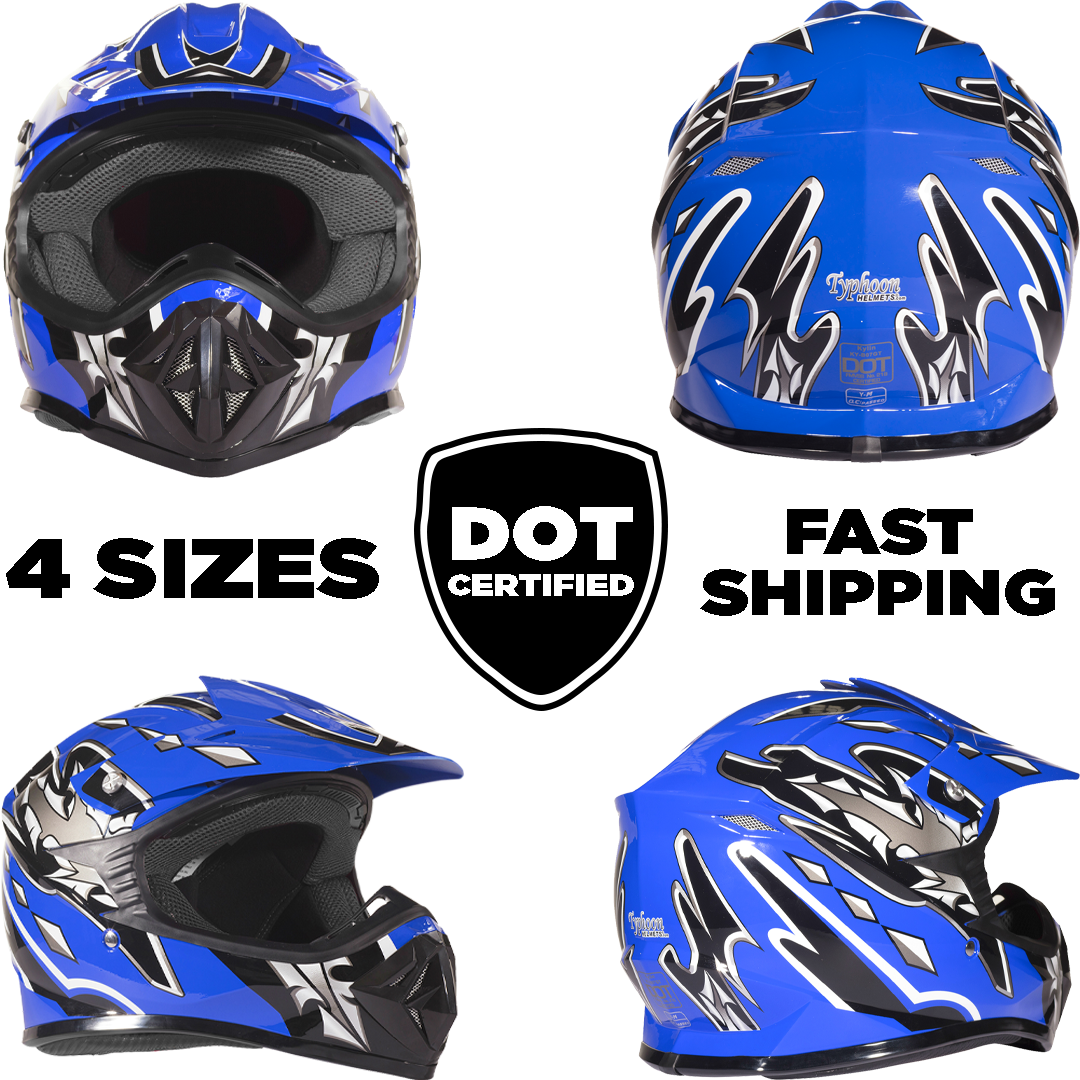 bike helmet utv kids KID'S D.O.T. Off Road Trail Daytona causing less pressure on the kids cervical spine Buy 1 Get 4 Biker Helmet Kids Orange Bike