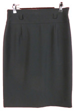 SK15847 JONES NEW YORK Women's Polyester Straight Pencil Skirt Slit Black Size 8