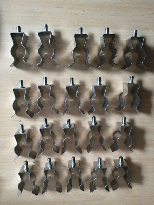 AESCULAP B BRAUN 20x AESCULAP JG692R Halteklammer Ø12-16mm Edelstahl Befestigungsschraube M4 NEU