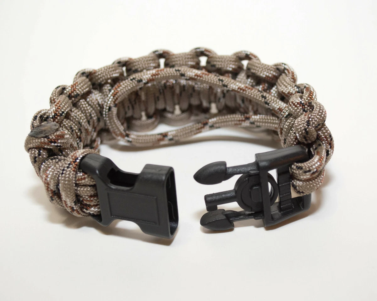 Paracord bracelet with handcuff key buckle online