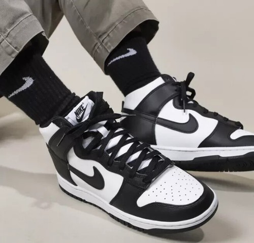 Nike Dunk High Panda Negro Blanco (2021/2024) Talla 8 Auténticas EE. UU.✅ - Imagen 9 de 10