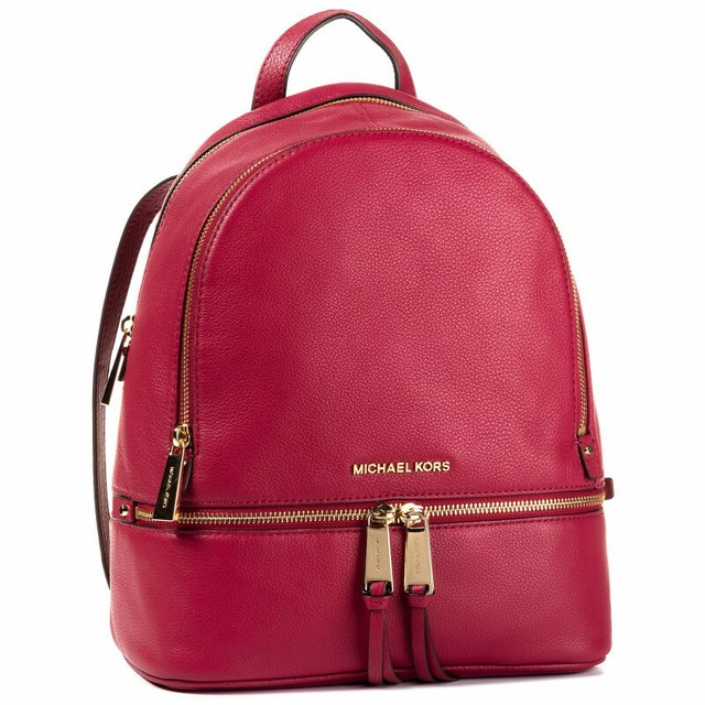 leather michael kors backpack
