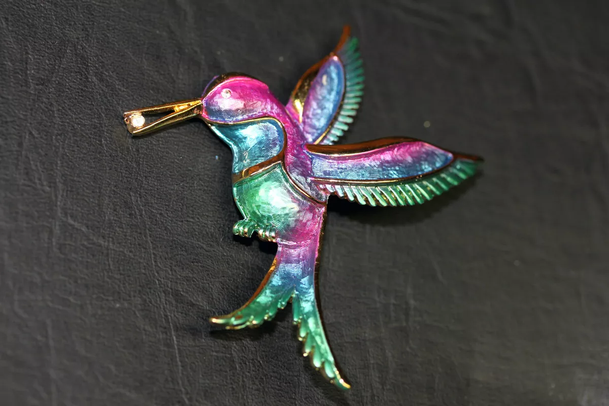 Hummingbird brooch outlet