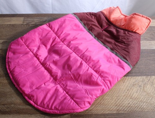 32 Degrees Dog Jacket Puffer Vest XS/S/M/L/XL Pink Red Blue Easy Leash Hole - Picture 6 of 9
