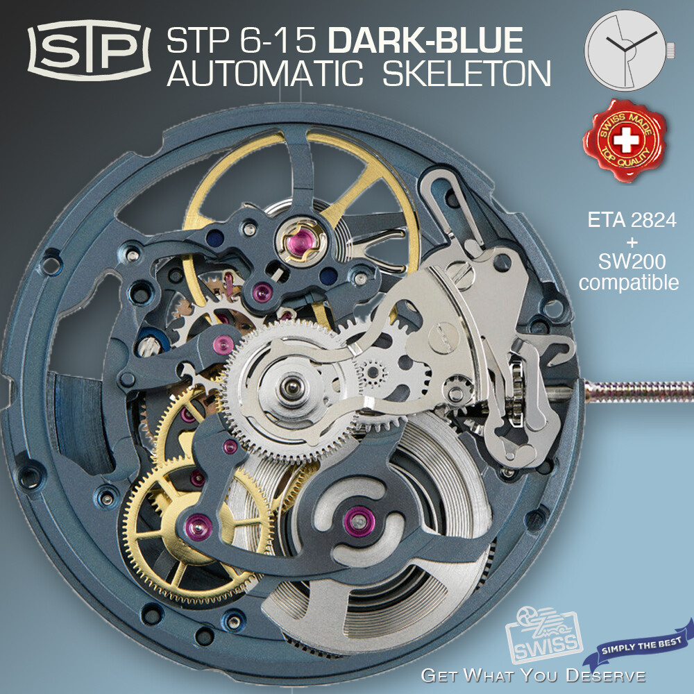 sstt MOVEMENT AUTOMATIC STP6-15 (compatible ETA 2824+SW200) 6