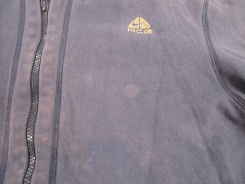 Nike ACG Sweater Mens Large Blue Purple Logo Full Zip Outdoors Casual Hoodie - Picture 4 of 15