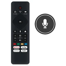 URMT26CND001 Replaced Voice Remote for Philips Android TV 43PFL5766/F6