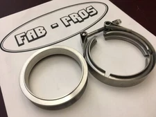 3" V-Band PTE Precision Turbo 3.625" OD VB INLET Flange PTP074-1042 & CLAMP SET