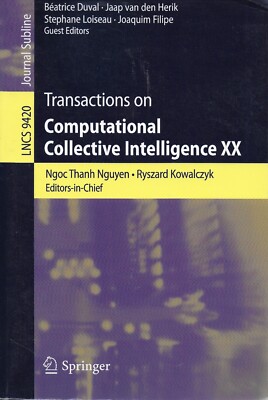 Transactions on Computational Collective Intelligence XX