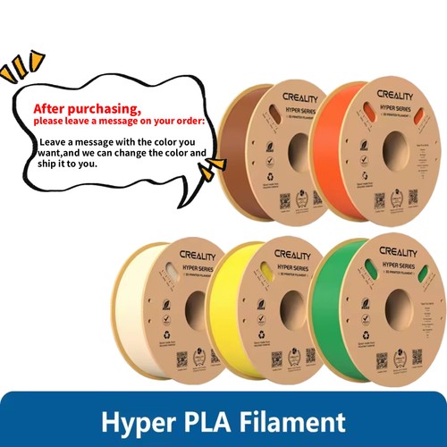 5KG Creality Hyper PLA 3D Printer Filament 1.75mm Bundles High Speed 1.75mm