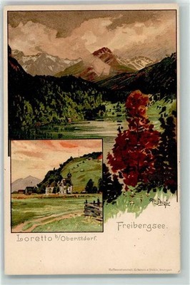 13922036 - 7465 Loretto Freibergsee signed Otto Struezel Zollernalbkreis LKR