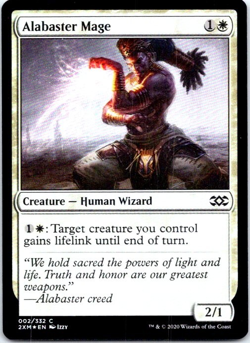 Alabaster Mage C Double Masters FOIL 2 NM NM-LP
