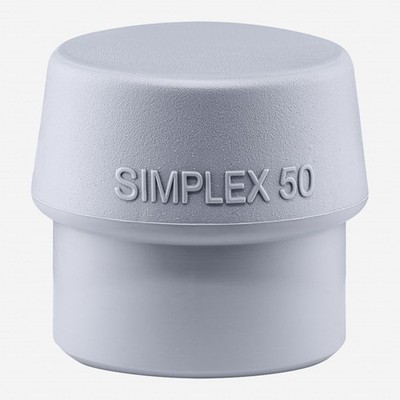 Halder Simplex Mid Gray Rubber Replacement Face Insert, Non-Marring, 1.97''