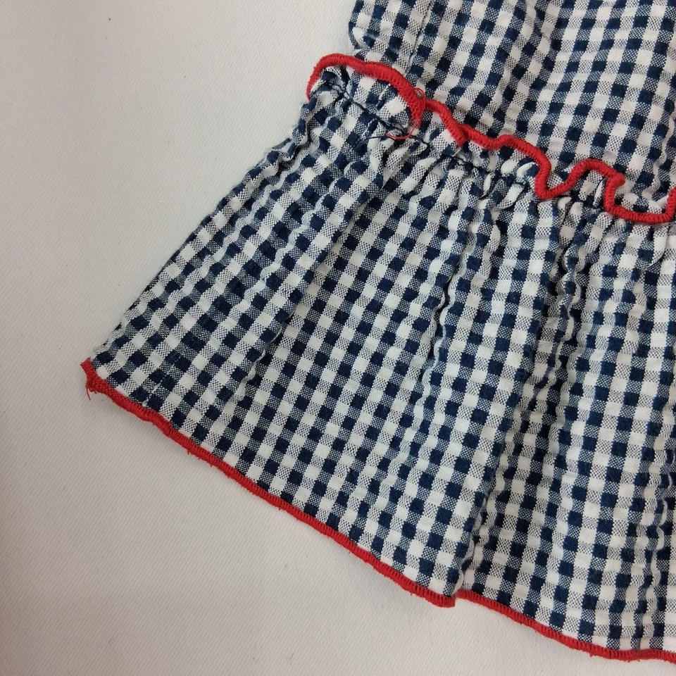 Платье для девочек Sophie Rose Patriotic Gingham Seersucker 4 июля размер 6 - Изображение 2 из 4