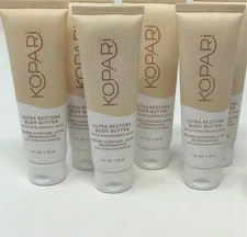 7Pc  Kopari Ultra Restore Body Butter Travel Size 1oz New & Sealed = 7oz
