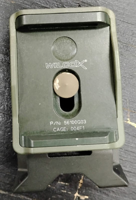 USGI GWOT Wilcox NVG Helmet Mount 56100G03-G A2 NOS