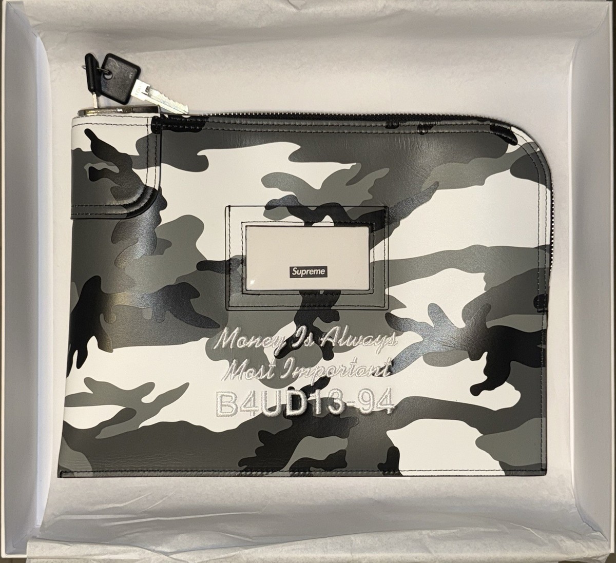 Supreme leather money bag - SS25 Week 10 - Free Priority Shipping