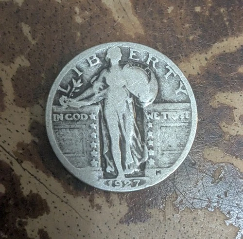 1927 Standing Liberty Quarter 90% Silver 25C