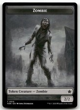 Zombie // Insect Doubled-Sided Token MTG Foundations 15 // 21 NM