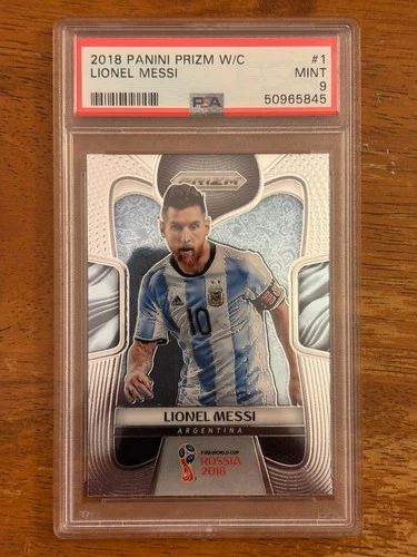 LIONEL MESSI - 2018 Panini Prizm World Cup #1 - PSA 9