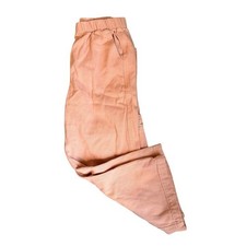 NET Cargo Pants Peach Wide Leg Elastic Waist Kids Size 8