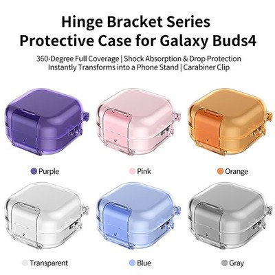 Hard PC Schutzhülle mit Secure Lock und Ständer für Galaxy Buds4 Buds4pro