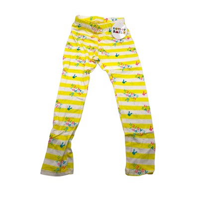 Dot Dot Smile NWT Girls' 3/4 Hoppy Easter Pattern Stretch Legging Pants