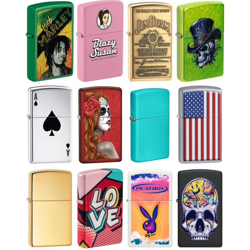 1x Zippo Trippy Green Matte Lighter Refillable Flame Pocket Utility Bulk New 1