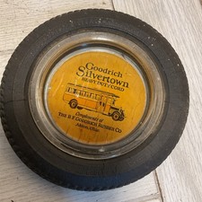 VTG B.F. Goodrich Silvertown Heavy Duty Cord Tire Ashtray 1920s