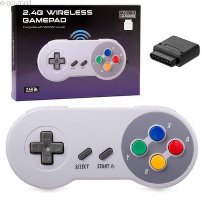 Wireless Super Nintendo SNES System Gamepad Replacement Controller/USB For PC