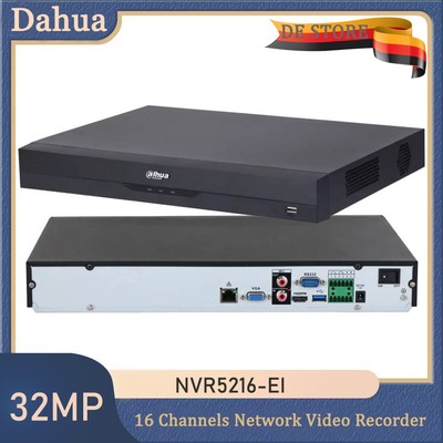 Dahua NVR5216-EI 16CH Netzwerk Video Recorder für Home Security Camera System