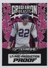 2024 Leaf Eclectic Pre-Production Proof Pink Clear Unsigned 1/1 Paul Krause a8x