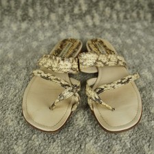 Manolo Blahnik女式动物印花凉鞋/拖鞋| eBay