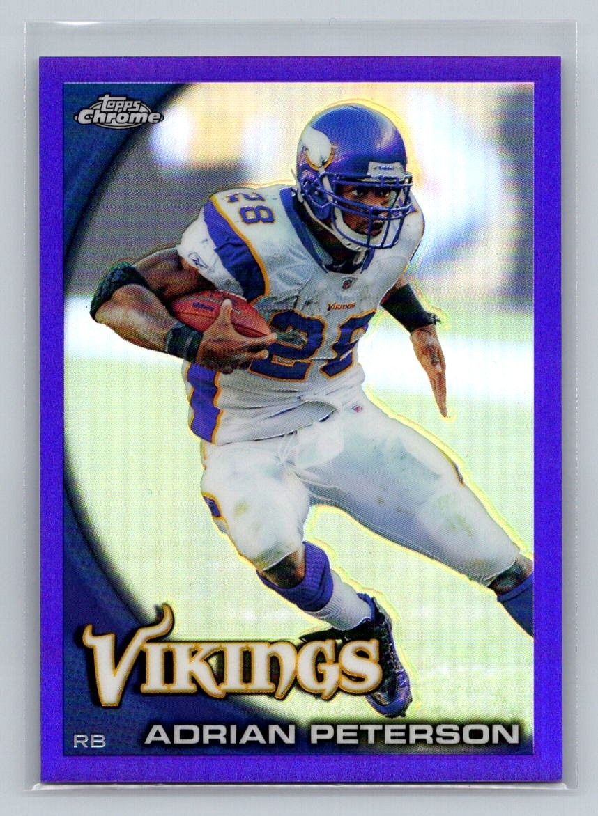 2010 Topps Chrome #C1 Adrian Peterson Purple Refractor /555