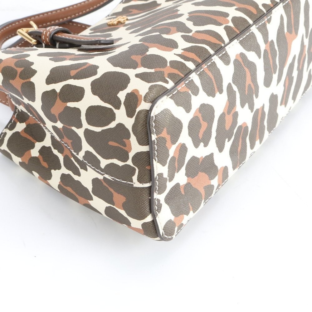 Extreme Tory Burch Leopard Pattern Leather 2Way S… - image 4