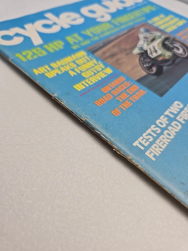 Cycle Guide Magazine January 1976 Honda MR250 Enduro Yamaha TT500C Thumper Foto 3 de 4