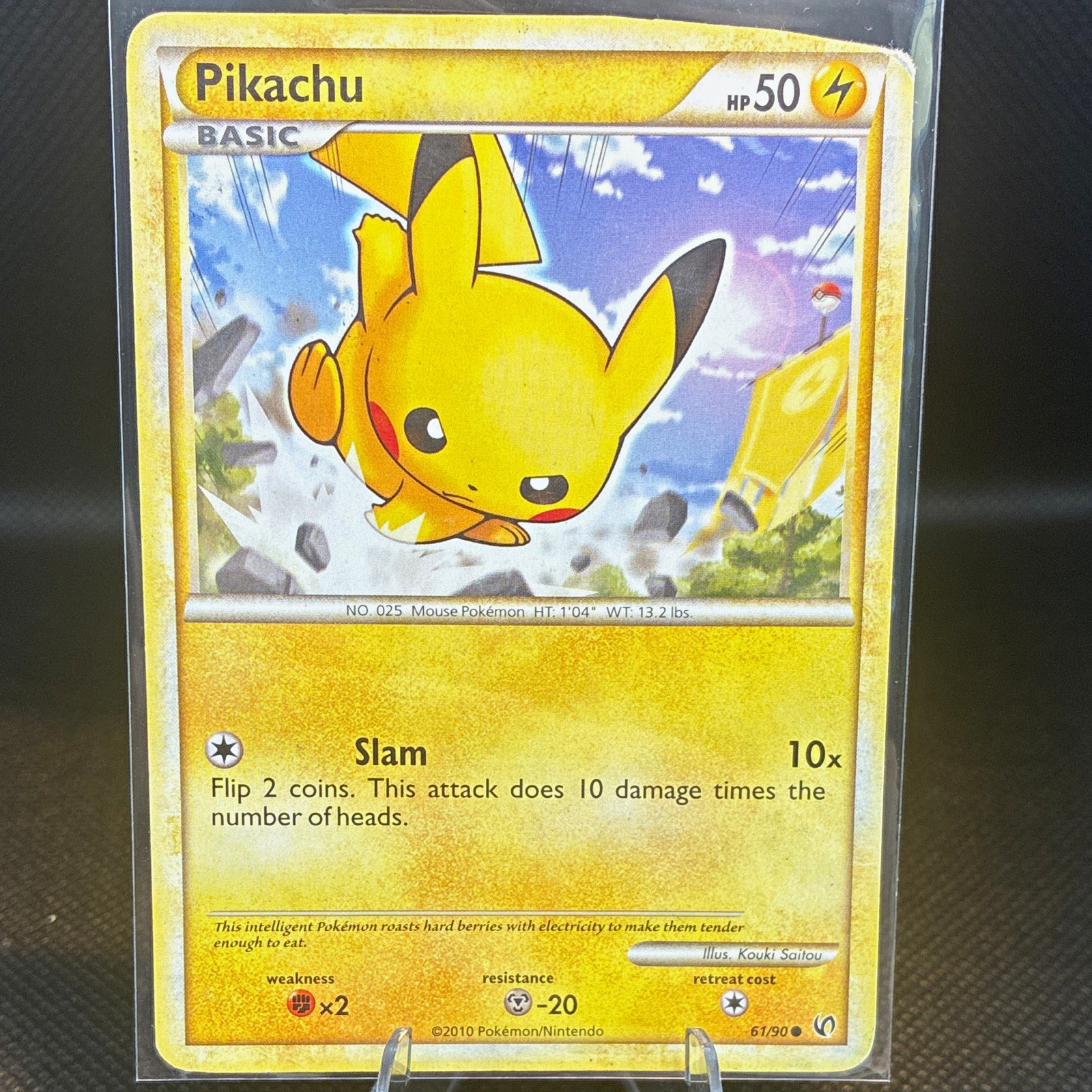 The Pokémon Company Pikachu 61/90 Undaunted Common Regular Basic Eng 50HP