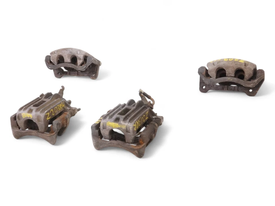 JAGUAR XJ8 X350 2004-2005 PINZA FRENO TOPE WO PASTILLAS DELANTERO TRASERO JUEGO DE 4 OEM Foto 3 de 4