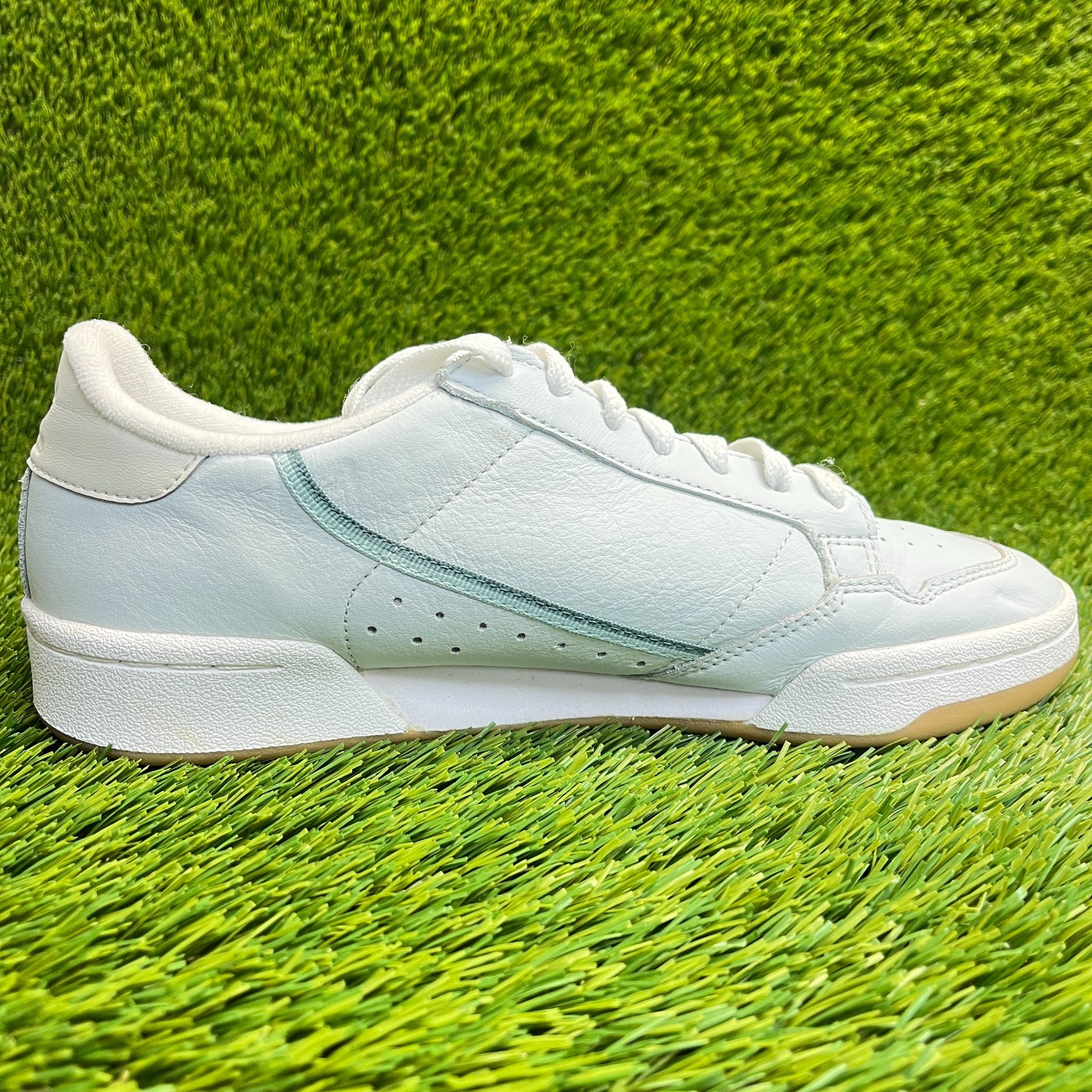 Adidas Continental 80 Mens Size 8 White Blue Gum Athletic Running Shoes Sneakers thumbnail 4