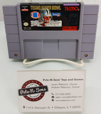 1993 Tecmo: Super Nintendo: Tecmo Super Bowl: Cleaned & Tested