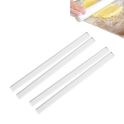 [Allvd] Acrylic Ruler For Baking And Cookie Making, 3Mm & 5Mm (2 Of Each), 4-Pi_