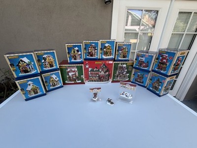 18x Lemax Santas Wonderland Village Lot Brand New All Reindeer Dens