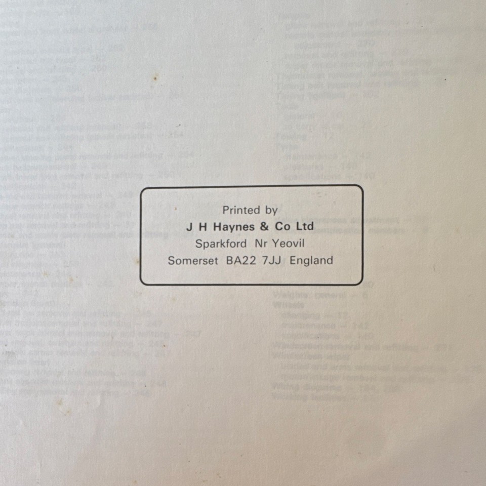 Haynes Nissan /Datsun Sunny Owners Workshop Manual 82-86 | eBay UK