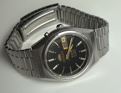 Vintage Japan Wrist Watch Automatic Orient 3 STAR Crystal 21 jewels Serviced