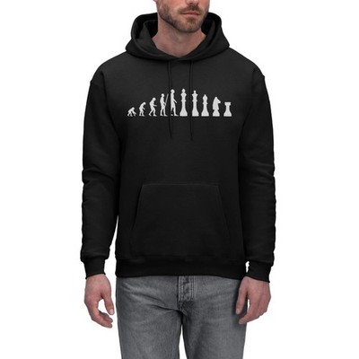 Evolution Chess Player Men's Hoodie