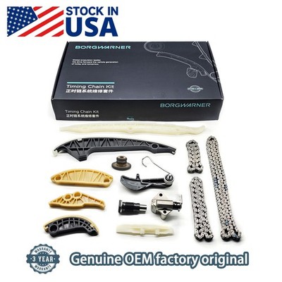 BorgWarner Timing Chain Kit For VW Audi 1.8T 2.0T TSI A4 A5 Passat Jetta Tiguan